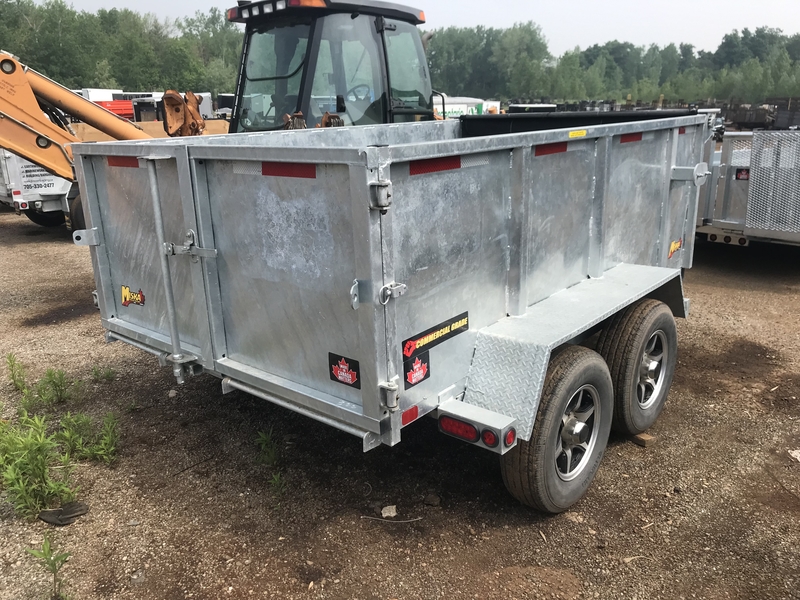 Cargo, Utility Trailers  2023 Miska Galvanized 6'x10' Dump Trailer Photo